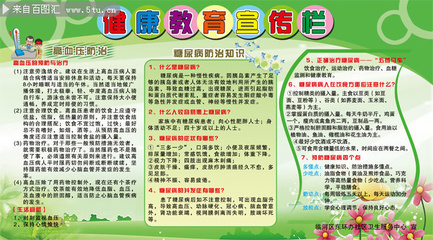 衛生所健康教育宣傳欄
