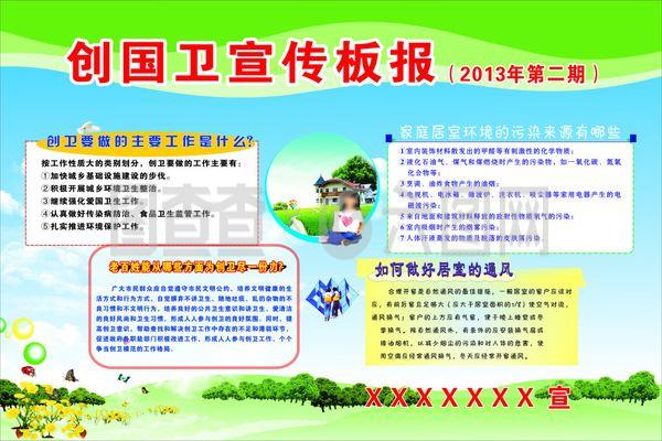 創國衛宣傳板報