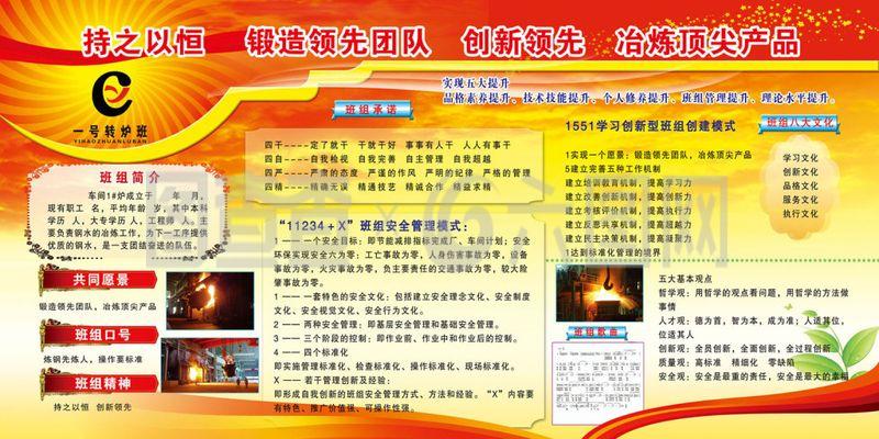 軋鋼工廠標語宣傳展板