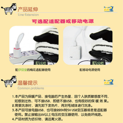【新款伊品堂USB暖腳寶 龍貓暖腳鞋】價格,廠家,圖片,USB拖鞋、暖腳寶,廣州亮節電子科技-